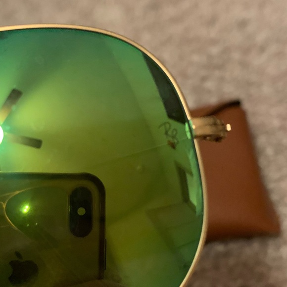 Ray Ban Aviator Flash Green Lenses - Picture 4 of 7